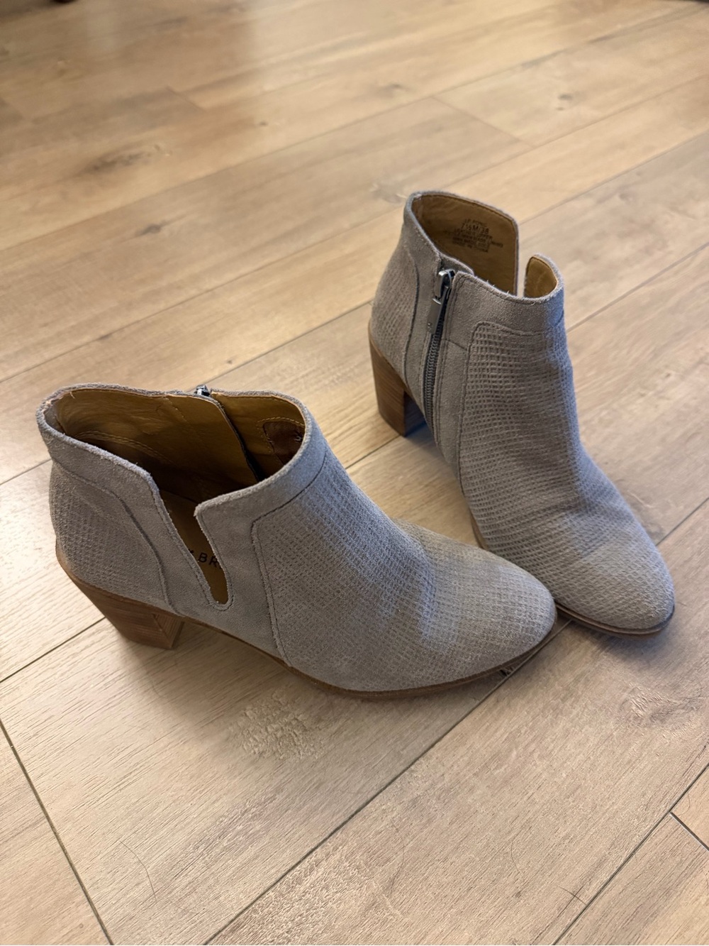 Lucky Brand Taupe Booties